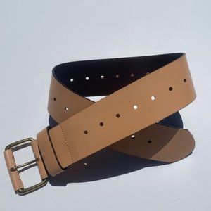 Banana Republic Wide Tan Leather Waist Belt XS